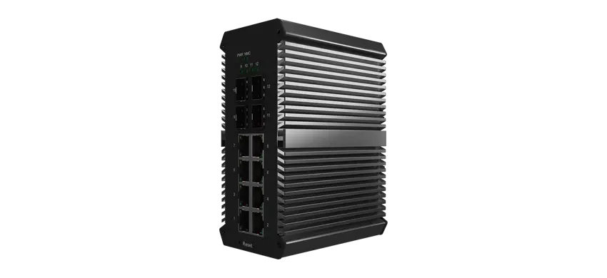 مفتاح مُدار صناعيًا L2 4x xm sf1 ، 8x1 0/p/our RJ45