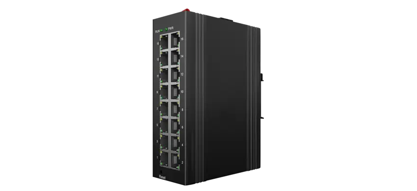 مفتاح صناعي مُدار 16x1 0/، M RJ45