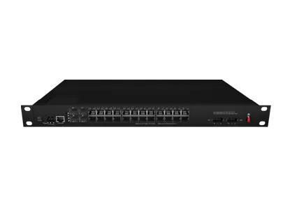 مفتاح PoE مُدار صناعيًا Rackmount L2 24x1 0/im RJ45 ، Uplink 4x1G SFP