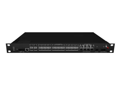 مفتاح Rackmount L3 الصناعي المدار 8x1G كومبو ، 16x1G SFP ، 4x10G SFP