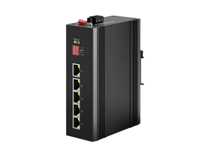 دين السكك الحديدية الصناعية غير المدارة بو التبديل 5x1 0/100base-t