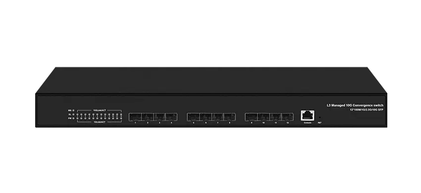 مفتاح مُدار L3 10G ، 12x10 0/، M/10G SFP