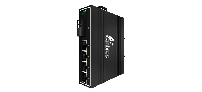 مفتاح إيثرنت صناعي 1x1000Base-X ، 4x1 0/1000 base-t (PoE اختياري