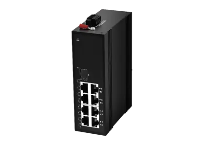 مفتاح صناعي غير مُدار 1x1000Base-X ، 8x1 0/1000 base-t (PoE اختياري)