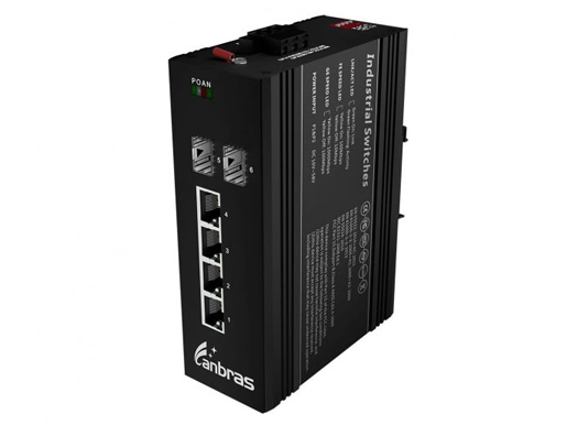 100Base-TX Industrial Ethernet Switch (PoE Optional)
