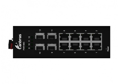 مفتاح إيثرنت صناعي 4x1000Base-X ، 8x1 0/1000 base-t (PoE اختياري)