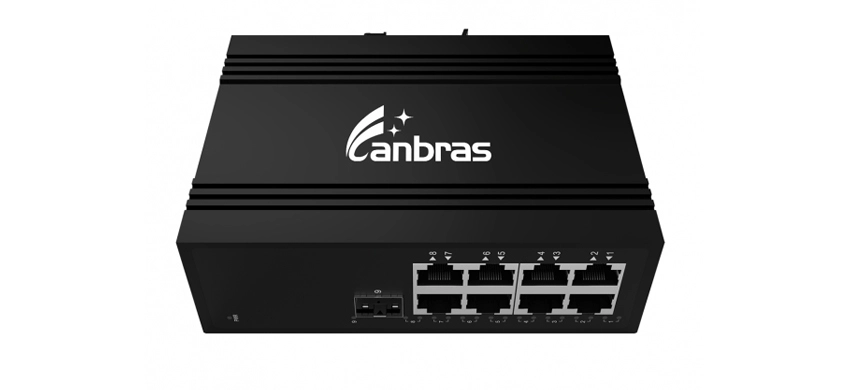 مفتاح صناعي غير مُدار 8x1 0/، Base-T (PoE اختياري)