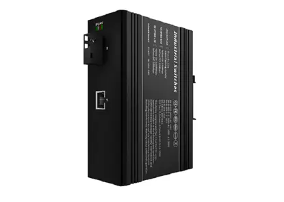 محول وسائط صناعية (Din Rail) 1x1000Base-X ، 1x1 0/1000 base-t
