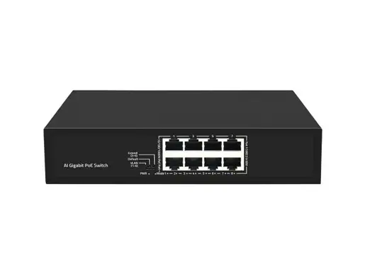 8 Port Gigabit AI PoE Switch
