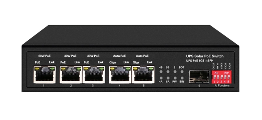 أوبس الشمسية بو إيثرنت التبديل 1GE 60W بو 2GE 30W بو 2GE 2GE بو السيارات بو 1GE SFP