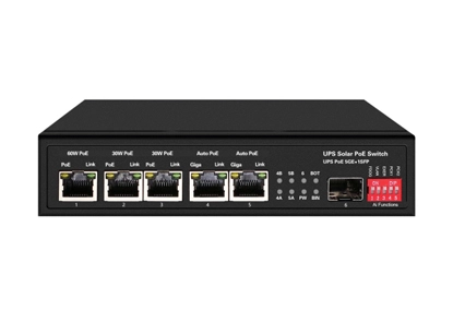 أوبس الشمسية بو إيثرنت التبديل 1GE 60W بو 2GE 30W بو 2GE 2GE بو السيارات بو 1GE SFP