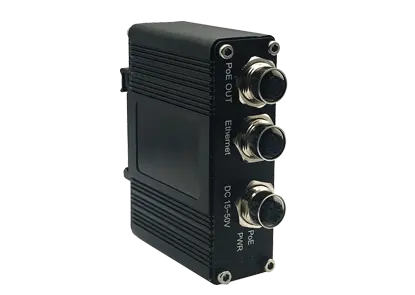 منفذ واحد صناعي 10/Connector PoE 30w M12 موصل