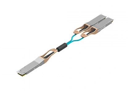 كابل بصري نشط 100G SR8 إلى 2x gbase QSFP28 SR4