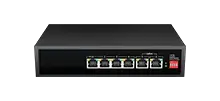 مفتاح تحويل AI PoE غير مُدار 6x1 0/1000 bas-t (4xPoE ، Port1 BT60w)