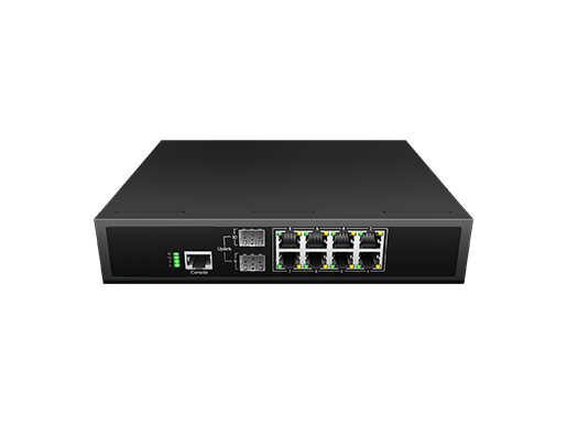 مفتاح إيثرنت مُدار بطبقة 3 لايت 2xGigabit SFP 8x1 0/، 1000 قاعدة-t