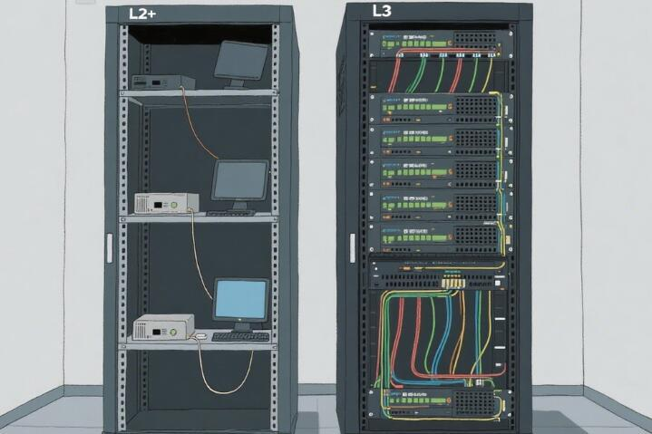 ما الفرق بين المحولات المُدارة L2 والمفاتيح المُدارة L3 ؟