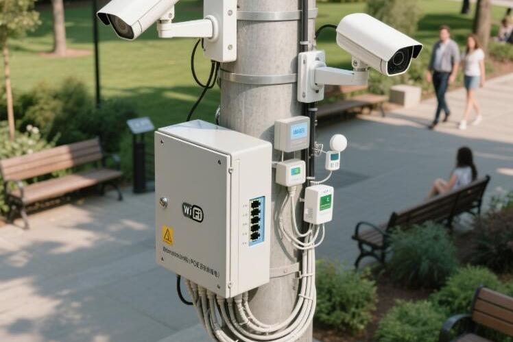 التطبيقات الشائعة لصناديق تبديل PoE الخارجية: