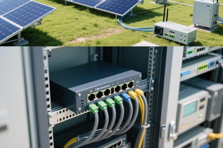 تطبيقات مفاتيح DIN-Rail غير المدارة