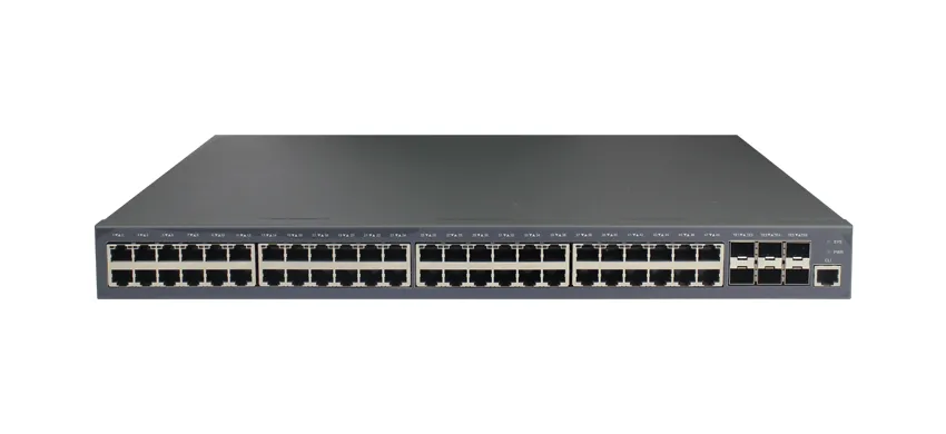 مفتاح قابل للتكديس مع منافذ TX 48GE ، 6 x 10GE/GE منافذ SFP