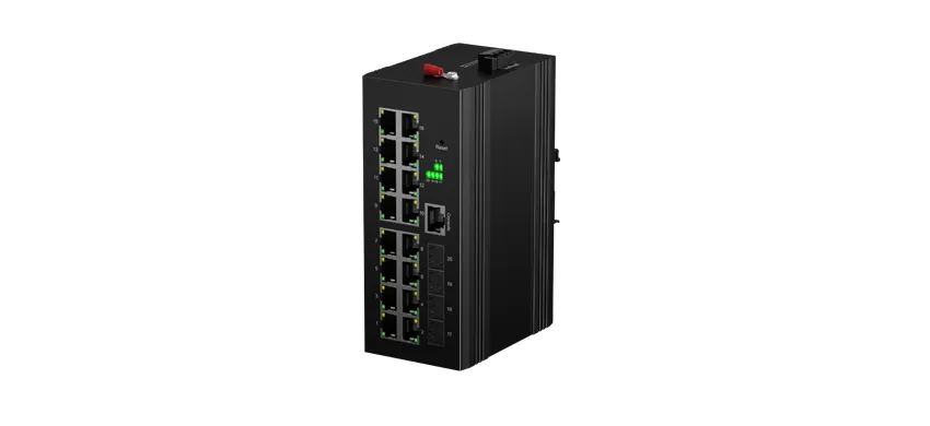 مفتاح Din-Rail الصناعي 3 Lite مُدار من PoE 16x1 0/من PoE/lm RJ45 e ، 4x im SFP