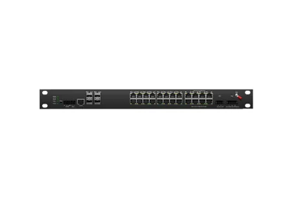 مفتاح تحويل مُدار من Rackmount الصناعي 3 Lite 24x1 0/من من من Rackmount/M lj45 ، محول Uplink 4x10G SFP
