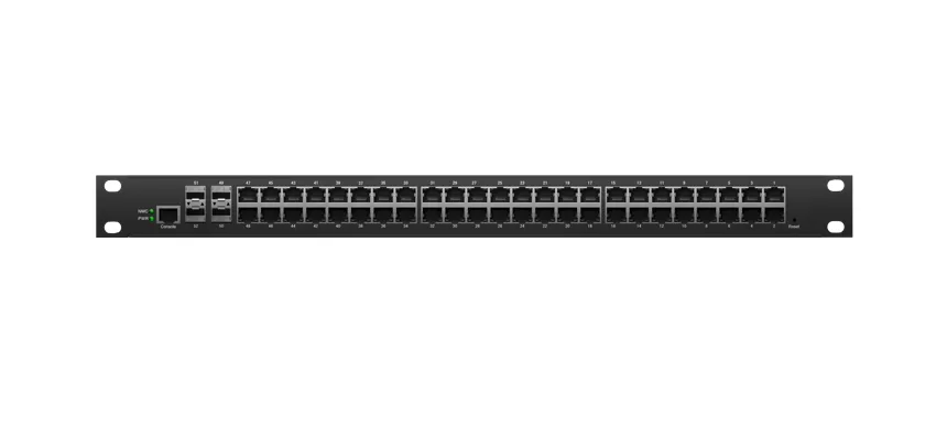 مفتاح مُدار من Rackmount الصناعي 3 لايت 48x1 0/من من من من Rackmount/M lj45 ، محول Uplink 4x10G SFP